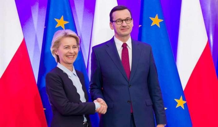 Mateusz Morawiecki e Ursula Von der Layen