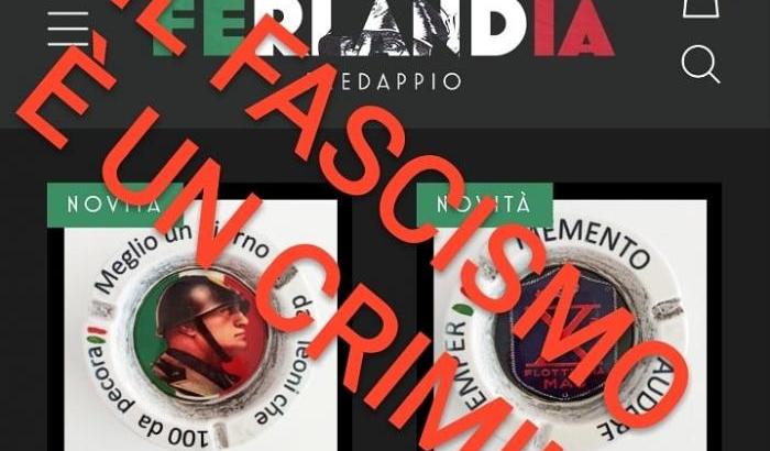 L'Anpi denuncia un sito dove si vendono gadget fascisti, il Pd: "Oscurare la pagina web"