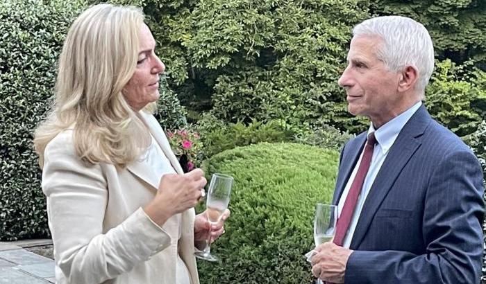 Mariangela Zappia e Anthony Fauci