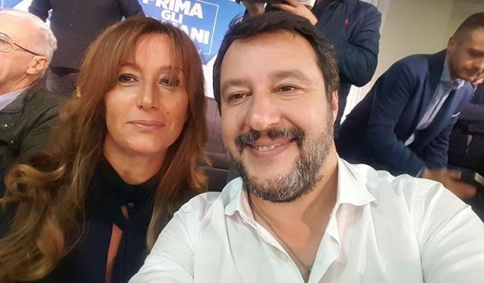 Francesca Miracca e Matteo Salvini