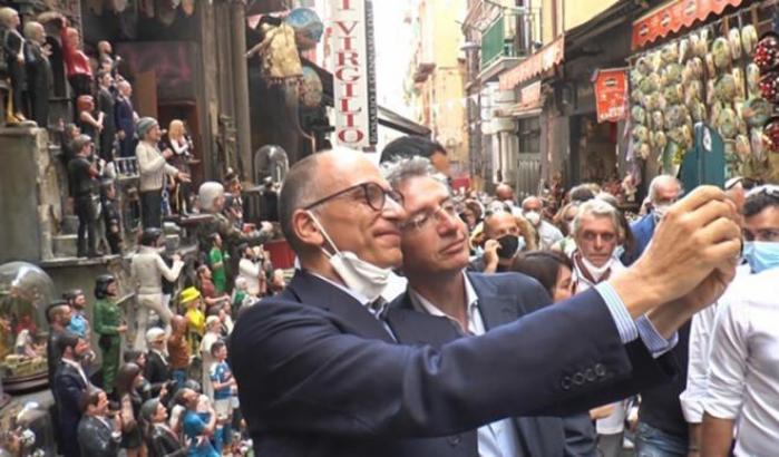 Gaetano Manfredi ed Enrico Letta