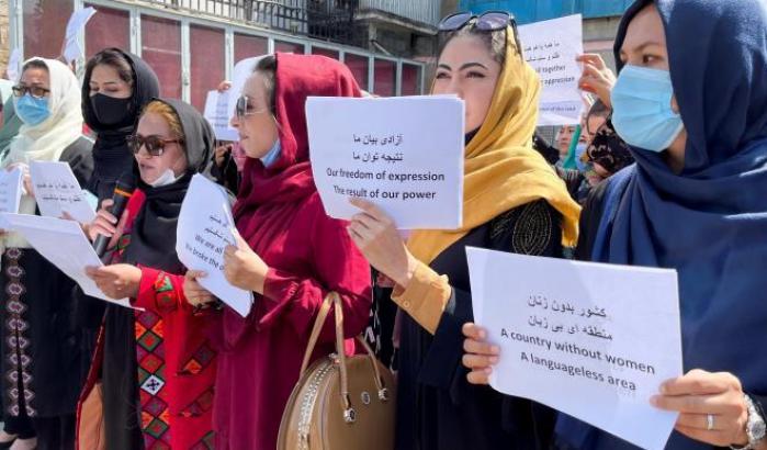 Proteste delle donne afghane