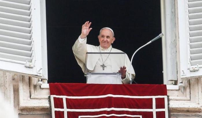 Papa Francesco durante l'Angelus