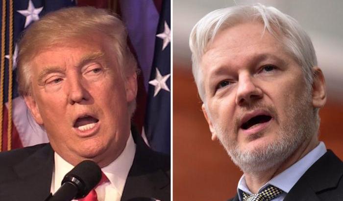 Trump e Assange