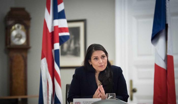 La ministra dell'Interno britannica Priti Patel