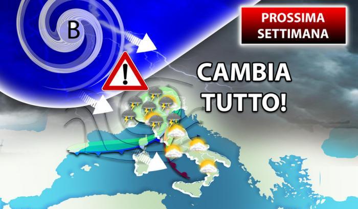 Previsioni meteo della settimana