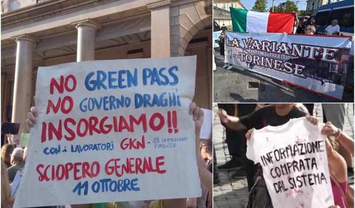 Manifestazione No pass