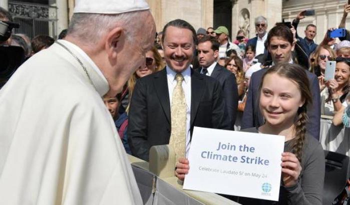 Papa Francesco e Greta Thumberg