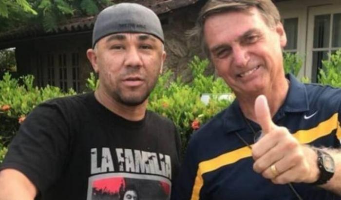 Jair Bolsonaro con Djaca