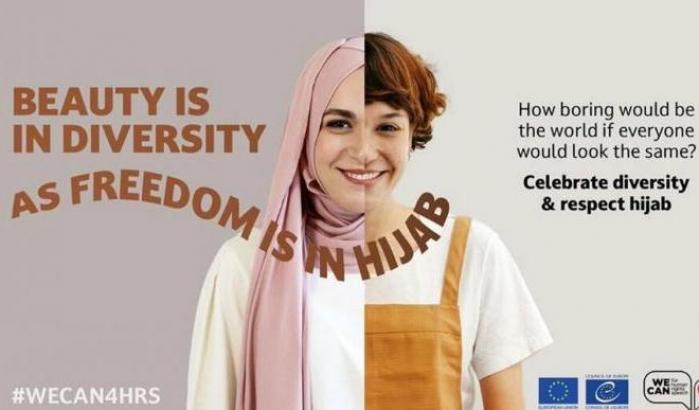 Slogan della campagna contro la discriminazione del Consiglio d'Europa