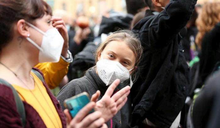 Greta Thunberg a Glasgow