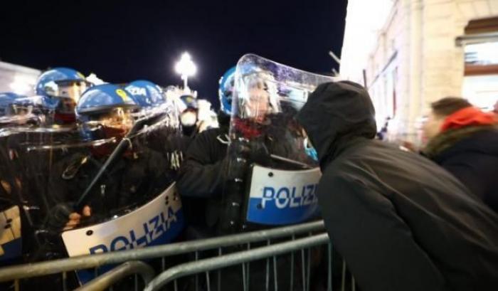 Manifestazione no green pass