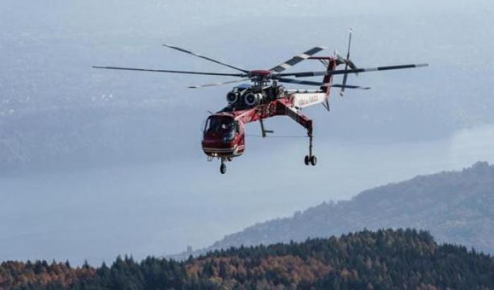 Elicottero per il recupero della cabina n.3, Mottarone