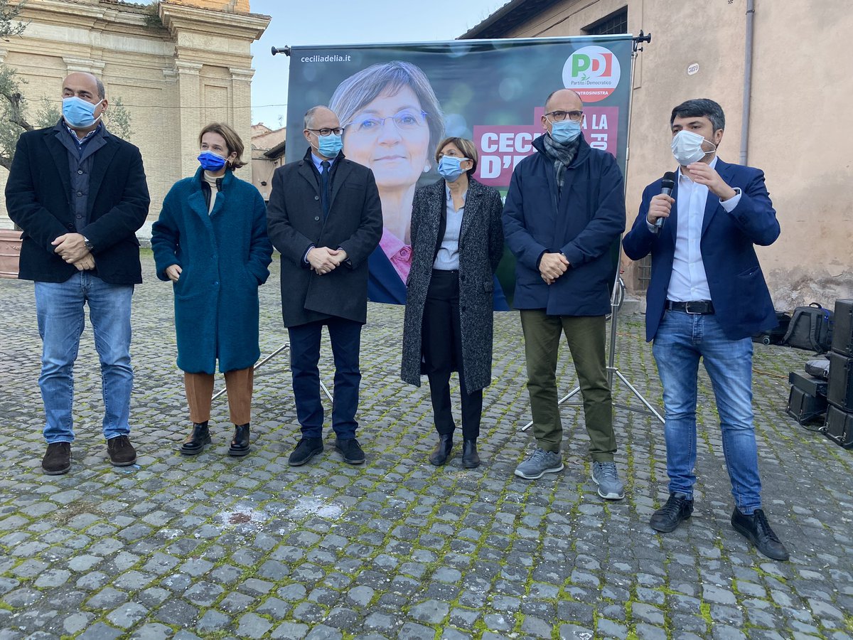 Gualtieri: "È una grandissima gioia sostenere Cecilia D'Elia "