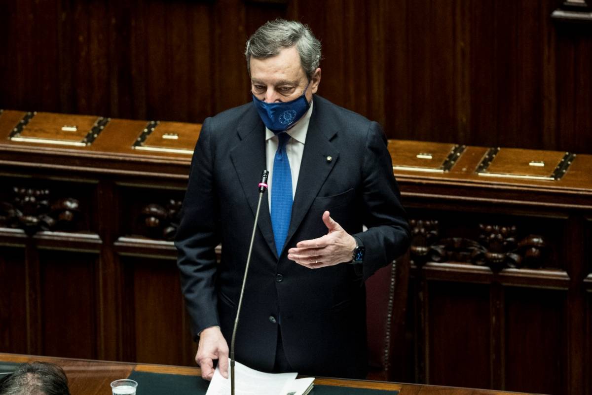 1613670152-draghi-camera Russia-Ucraina: il premier Mario Draghi riferisce alla Camera, si commuove parlando di Zelensky