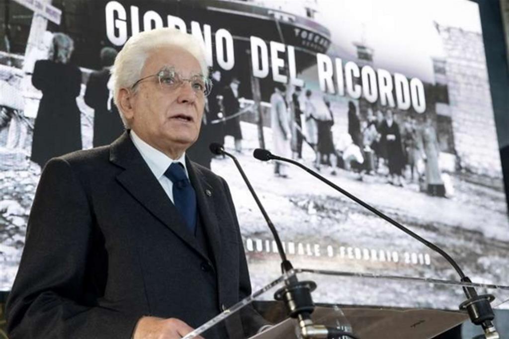 Mattarella raccomanda: "Il ricordo delle foibe diventi seme di pace e crescita civile, non di fratture"