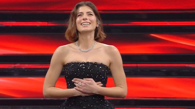 Sanremo, tutti pazzi per Maria Chiara Giannetta