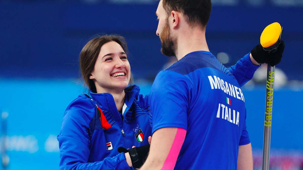 Curling, il doppio misto italiano entra nel Museo Olimpico del Cio