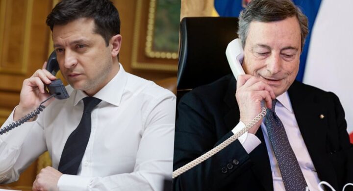 Zelensky-Draghi-720×390 Ucraina, Draghi: "Zelensky mi ha chiesto aiuto per parlare direttamente con Putin"