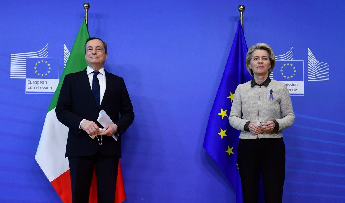 Bruxelles, Draghi: "Manteniamo unità nell'Ue per gli aiuti all'Ucraina" Bruxelles, Draghi: "Manteniamo unità nell'Ue per gli aiuti all'Ucraina"