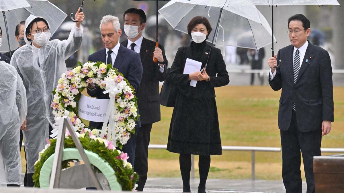 kishida-hiroshima Il premier giapponese Kishida avverte: "Il rischio che Mosca usi il nucleare è reale"