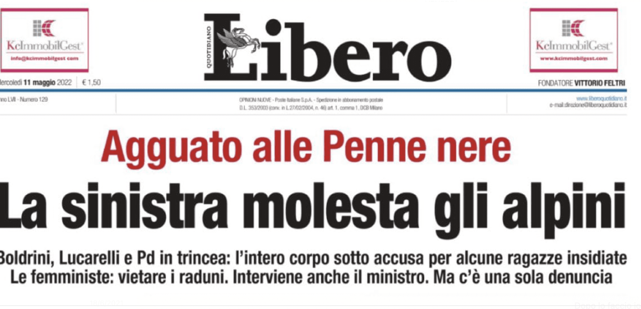 Alpini, la destra ribalta la realtà: "La sinistra li molesta"