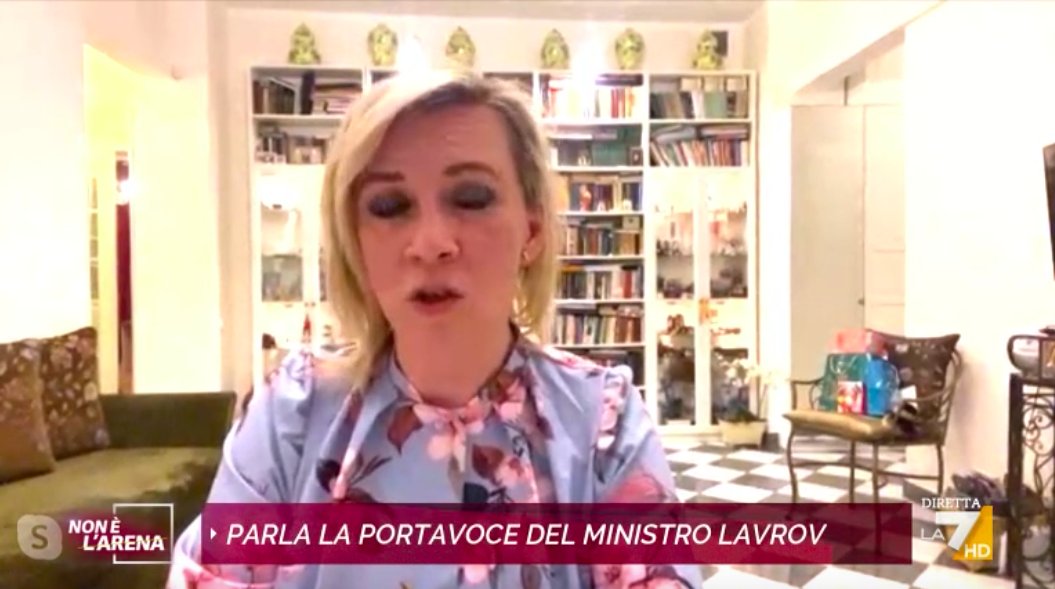 Imbarazzante Giletti messo nel sacco dalla Zakharova: "Mi pare che lei parli come un bambino"