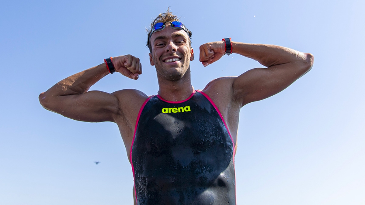 Mondiali di nuoto, storica doppietta azzurra nella 10km: Paltrinieri è ancora d'oro, argento per Acerenza