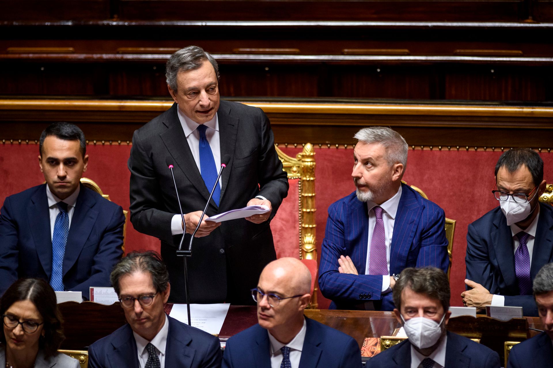 Draghi ha fatto Draghi: ha posto le sue condizioni e bacchettato Lega e M5s