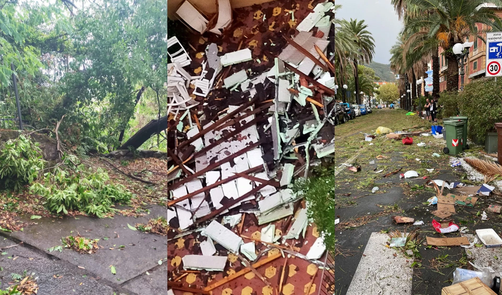 Tigullio, una tromba d'aria ha scoperchiato le case di diversi paesi: numerose le persone sfollate