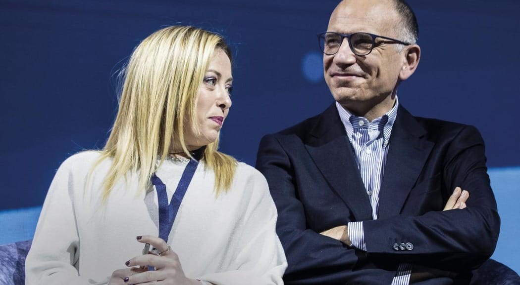 Enrico Letta vs Giorgia Meloni: due ricette diverse sul caro energia e il Pnrr