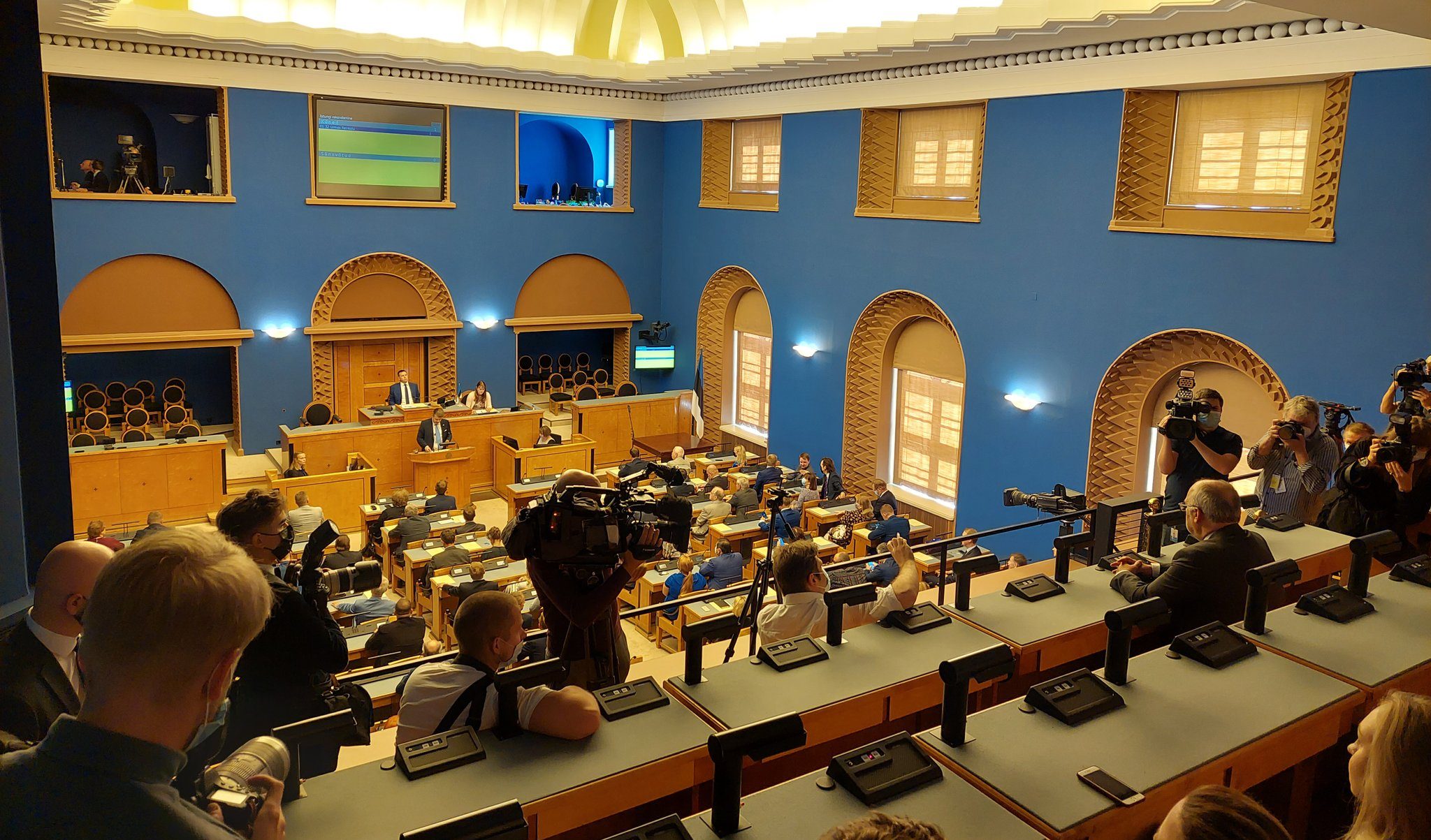 Il parlamento estone definisce la Federazione russa uno 'stato terrorista' Il parlamento estone definisce la Federazione russa uno 'stato terrorista'