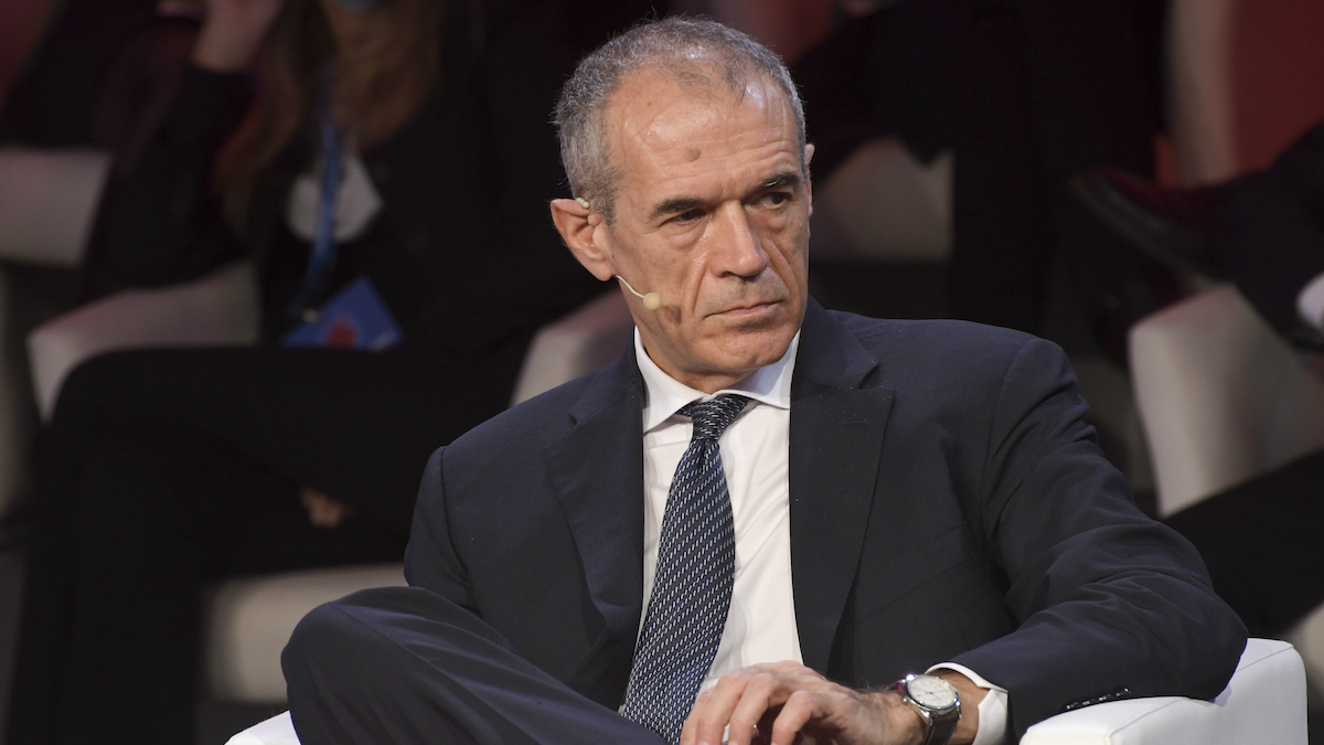 Cottarelli: "Candidato in Lombardia? Devo fare un quadro della situazione e poi dirò la mia"