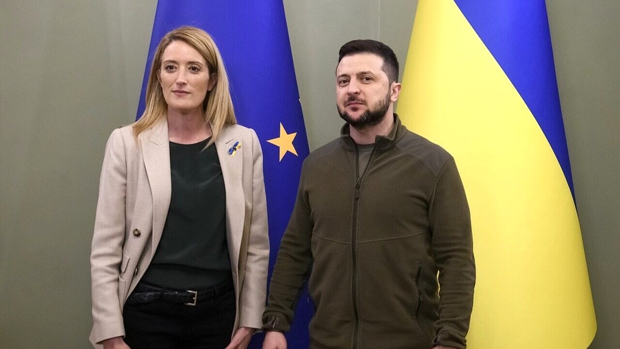 Ucraina, Metsola: "Risorse del bilancio Ue al limite, a rischio i fondi per Kiev"