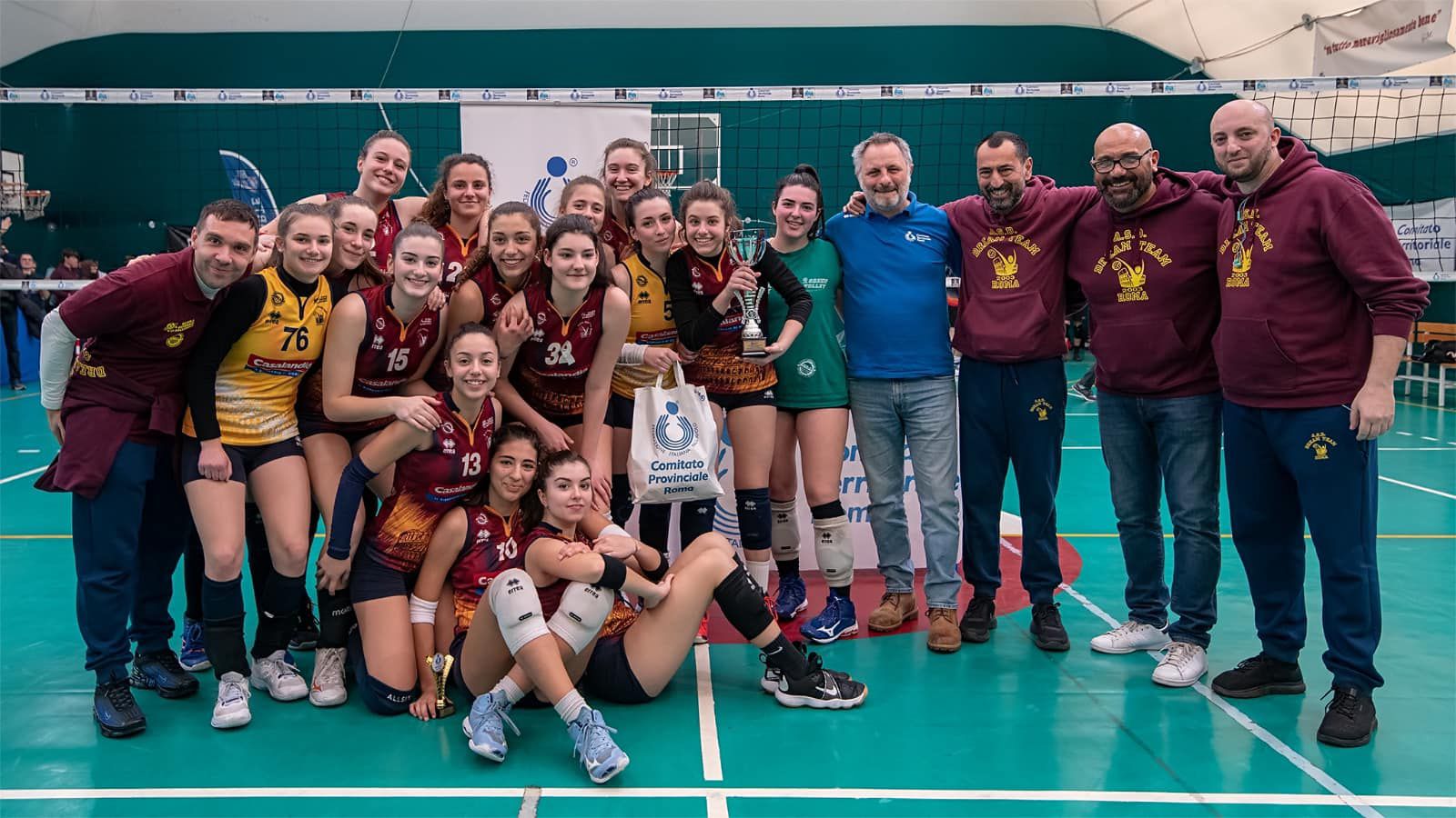 L'Under 18 della Dream Team Roma si risveglia campione territoriale: è festa gialloblù!