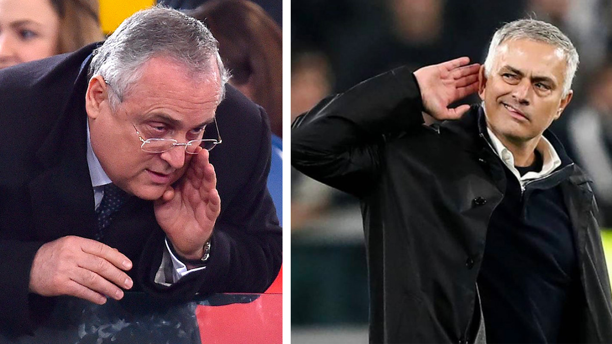 Lazio - Roma, lite furiosa tra Lotito e Mourinho: ecco cosa si sono detti i due