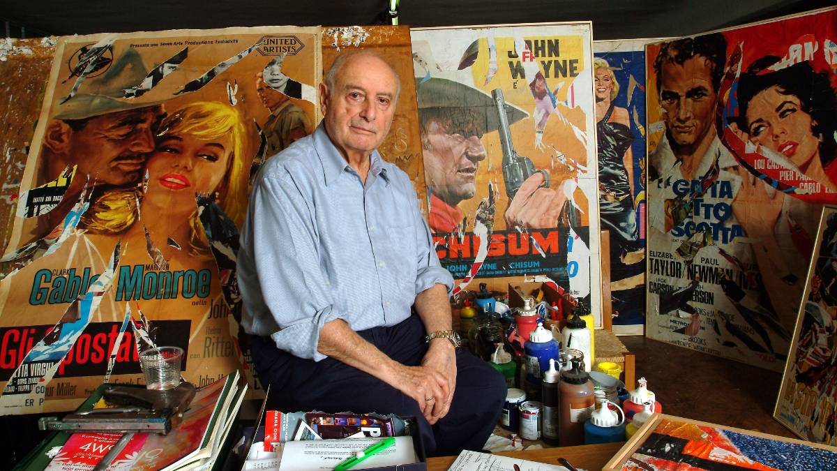 Mimmo Rotella: a Forte dei Marmi un' esposizione del genio poliedrico