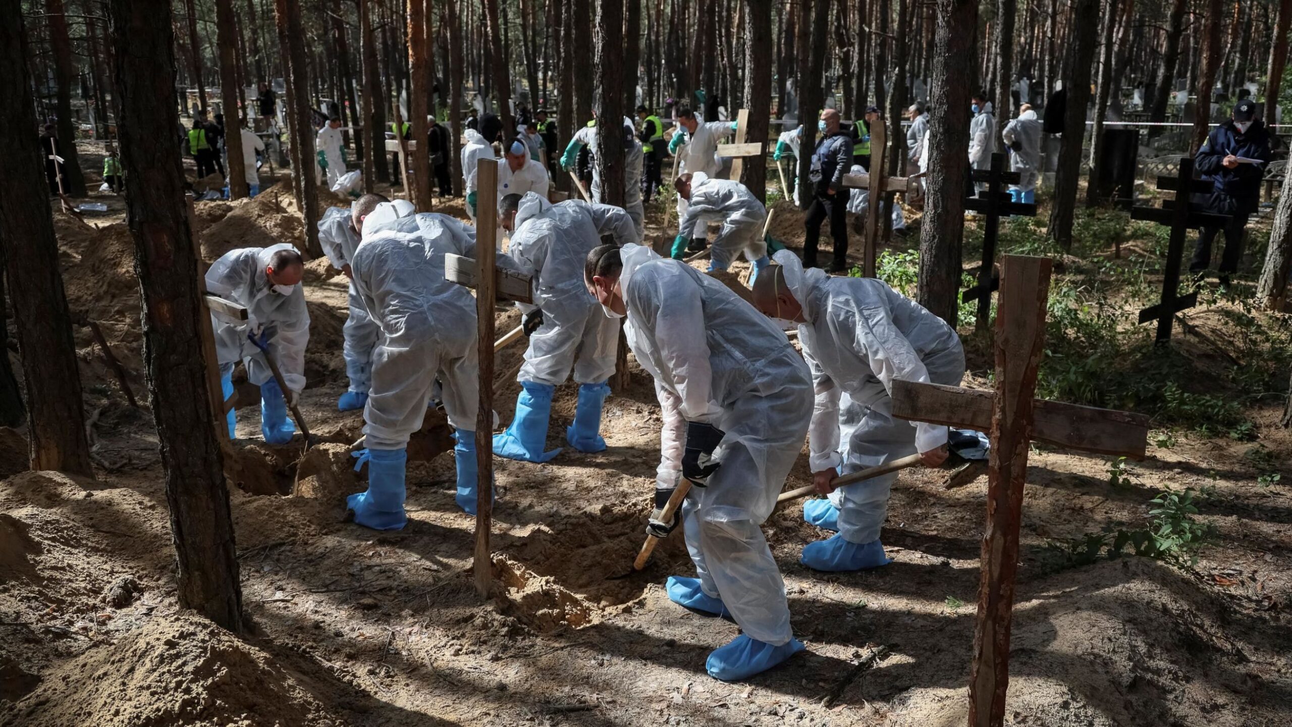 L'indagine: i russi hanno commesso violazioni diritti umani a Izium L'indagine: i russi hanno commesso violazioni diritti umani a Izium