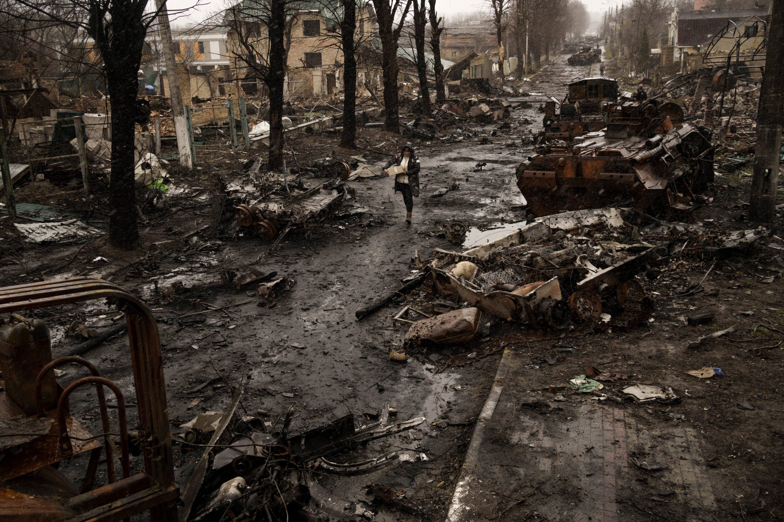 I soldati russi strappano all'Ucraina l'insediamento di Novoselivske