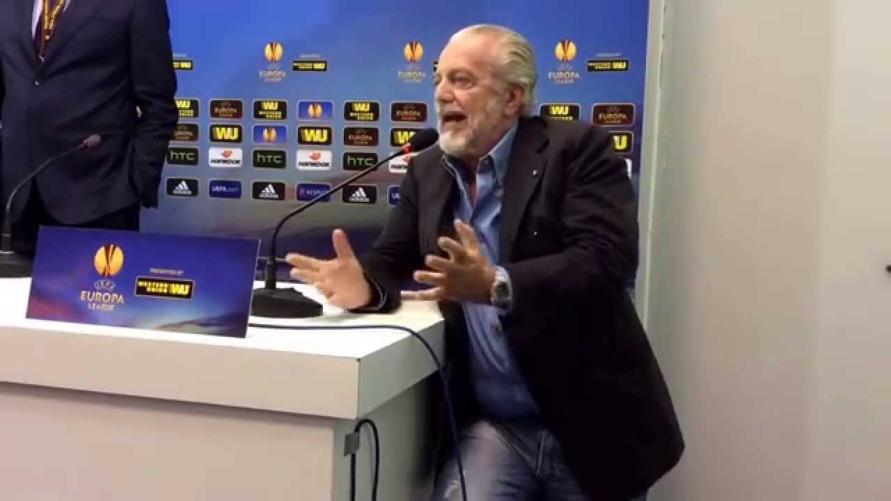 Diritti tv, De Laurentiis interrompe la conferenza e protesta: "Così il calcio muore"