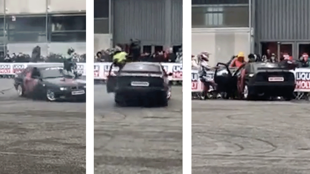 Un'auto contro il pubblico, paura al Motor Bike Expo: 10 i feriti tra gli spettatori, al volante c'era uno stuntman