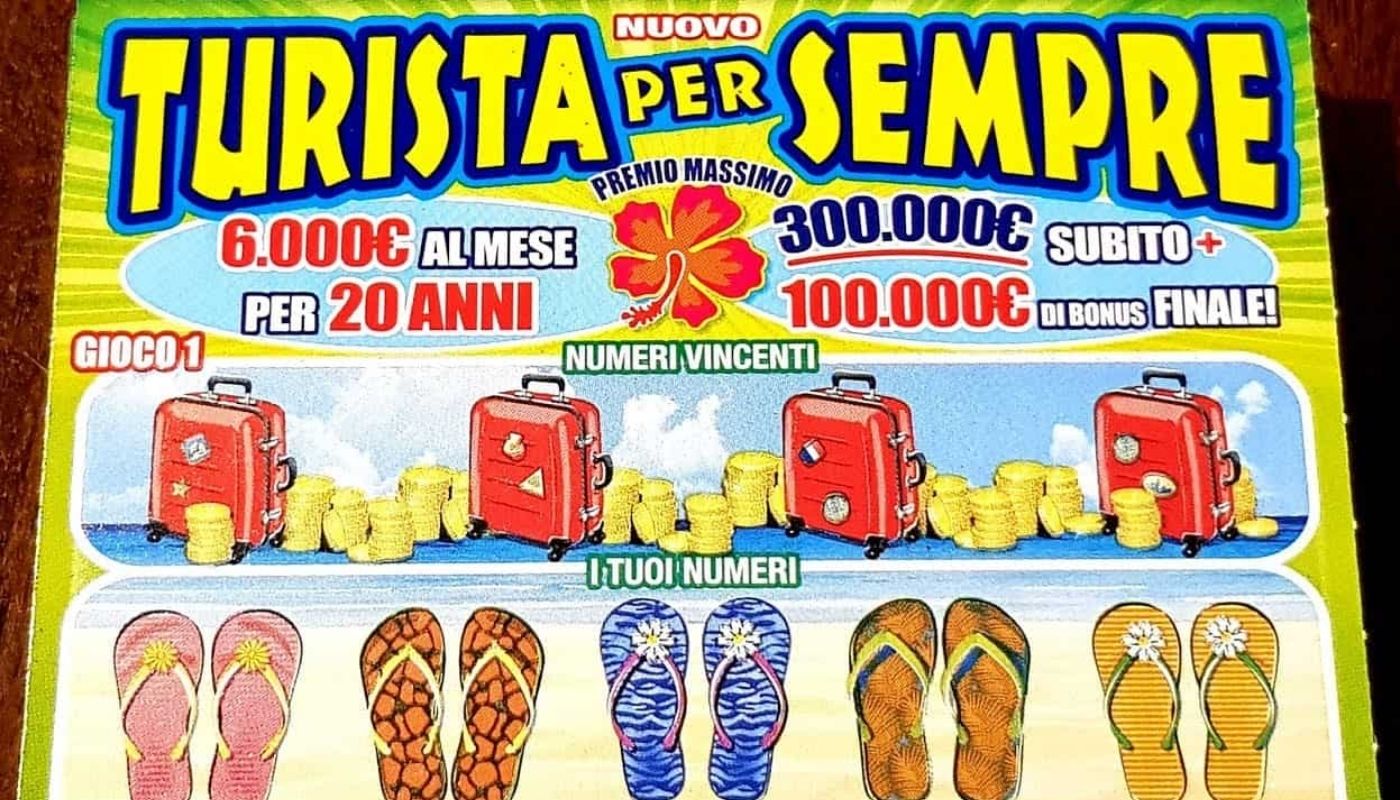 I Gratta e Vinci con rendita: la linea “Turista per Sempre” I Gratta e Vinci con rendita: la linea “Turista per Sempre”