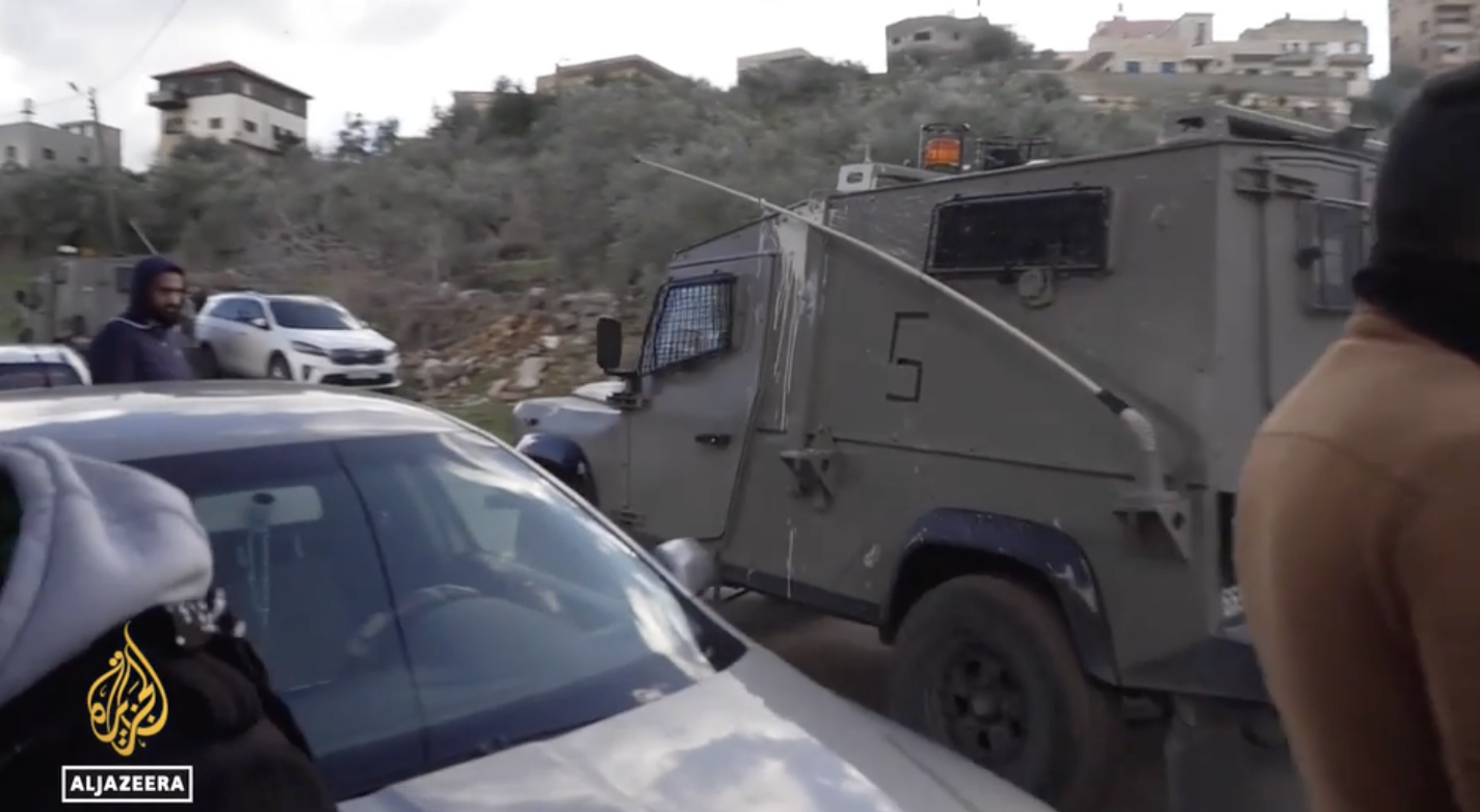 Militari israeliani nella Cisgiordania occupata