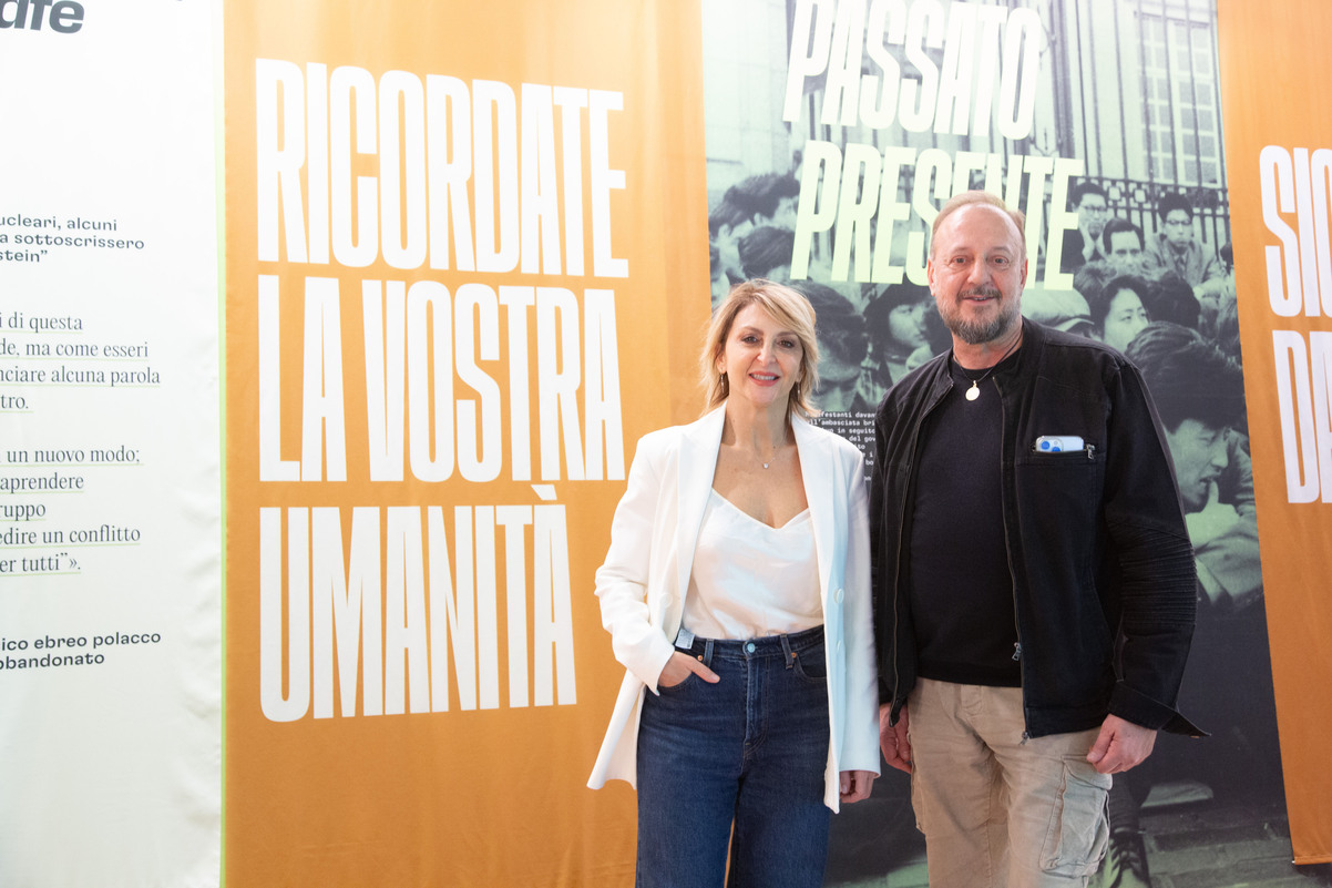 Senzatomica Roma - Antonello Dose e Paola Minaccioni - ph Raffaela Conti