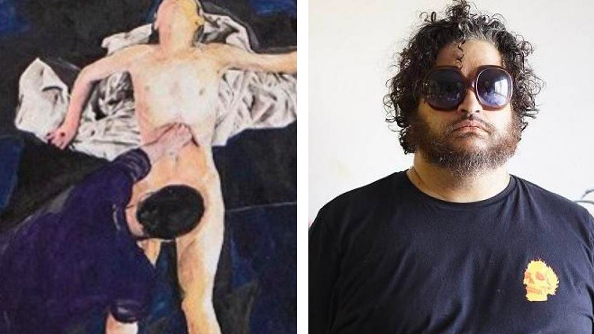 Artista accoltellato per le sue opere ritenute blasfeme: Andrea Saltini è stato aggredito nella chiesa di Sant'Ignazio