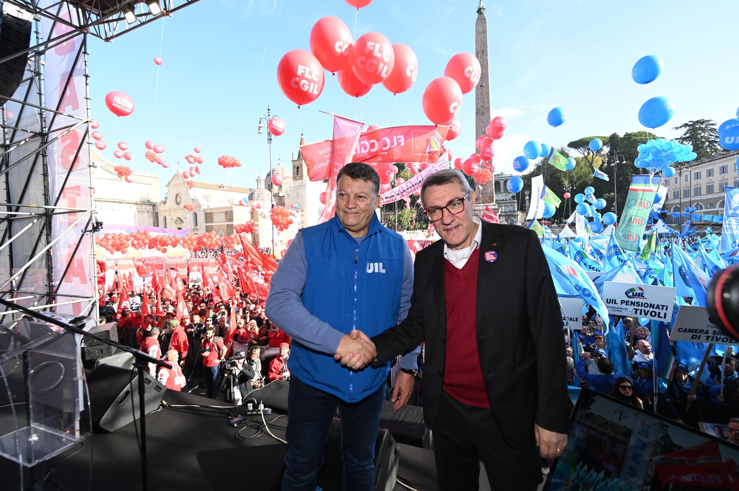 Landini e Bombardieri: "Il Primo Maggio si parli di lavoro e disarmo, si torni a investire sulla qualità della vita"