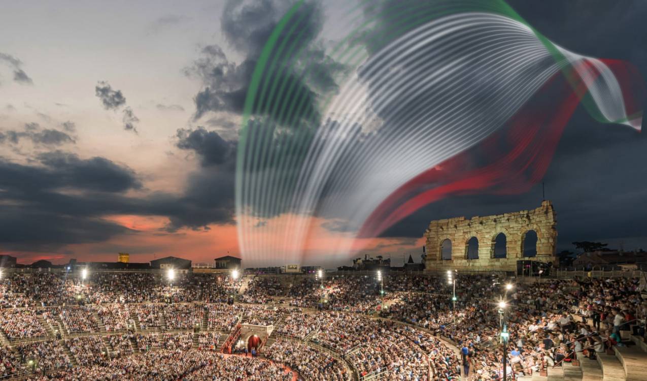 All'Arena di Verona e in mondovisione Rai si celebra l'Opera italiana