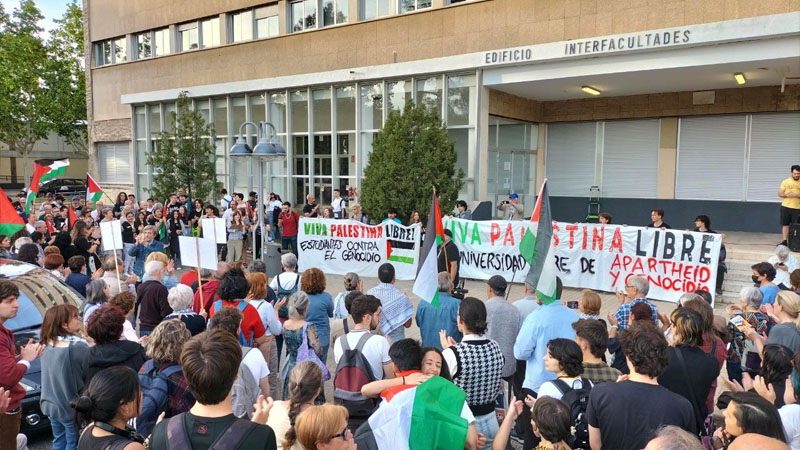 Spagna, si estende la protesta pro-Palestina nelle università