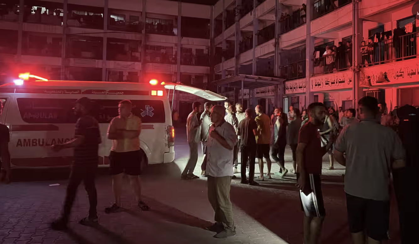 Screenshot 2024-10-14 alle 12.48.28 A Gaza Israele bombarda una scuola piena di palestinesi sfollati: 20 morti