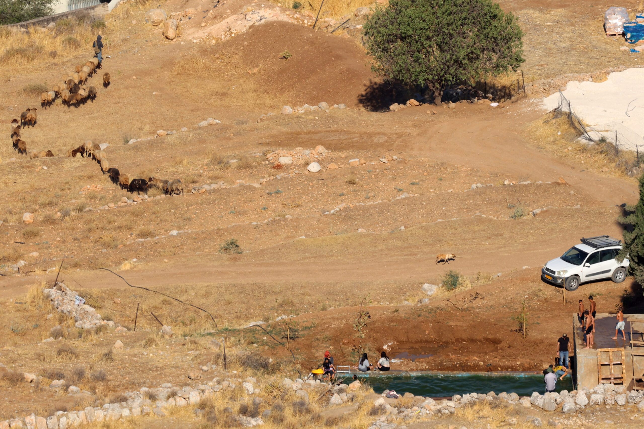 I coloni di estrema destra attaccano le fonti d'acqua per costringere i palestinesi a lasciare la Cisgiordania